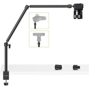 Flexible Overhead Camera Mount Desk Stand, Webcam Stand Microphone Boom Arm